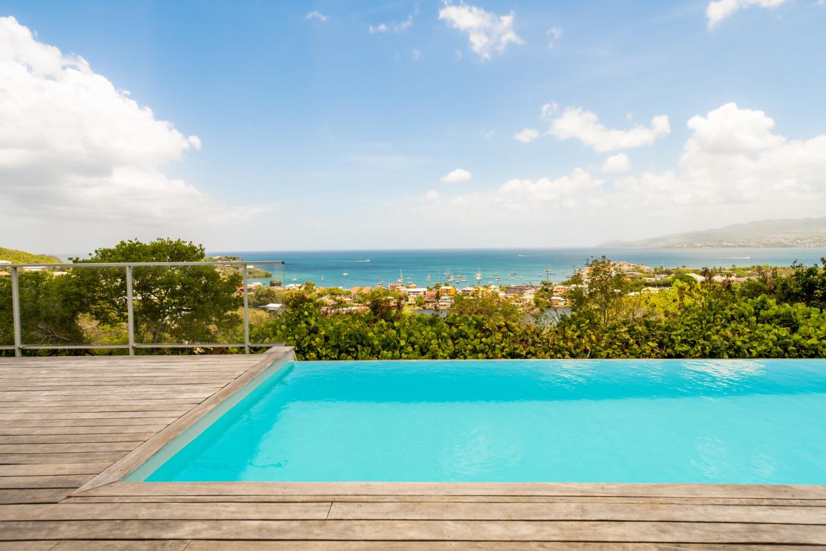 Location villa 4 chambres 8 personnes  -piscine vue mer